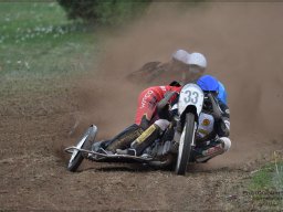 57. internationales Grasbahnrennen Zweibrücken 2018 Seitenwagen